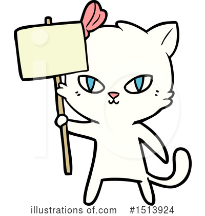 Royalty-Free (RF) Cat Clipart Illustration by lineartestpilot - Stock Sample #1513924