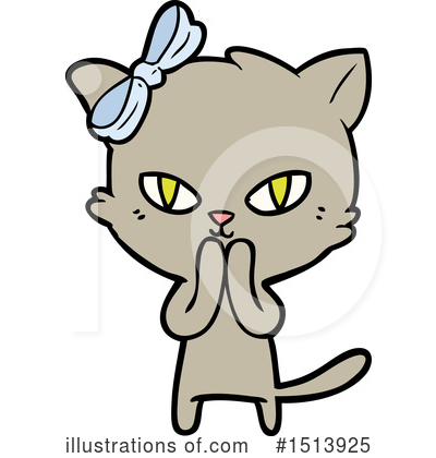 Royalty-Free (RF) Cat Clipart Illustration by lineartestpilot - Stock Sample #1513925