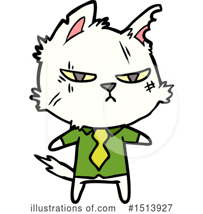 Royalty-Free (RF) Cat Clipart Illustration by lineartestpilot - Stock Sample #1513927