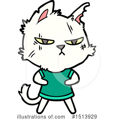 Royalty-Free (RF) Cat Clipart Illustration by lineartestpilot - Stock Sample #1513929