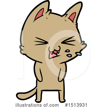 Royalty-Free (RF) Cat Clipart Illustration by lineartestpilot - Stock Sample #1513931