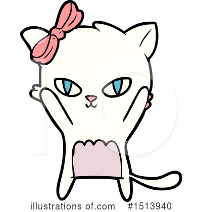 Royalty-Free (RF) Cat Clipart Illustration by lineartestpilot - Stock Sample #1513940
