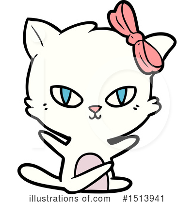 Royalty-Free (RF) Cat Clipart Illustration by lineartestpilot - Stock Sample #1513941