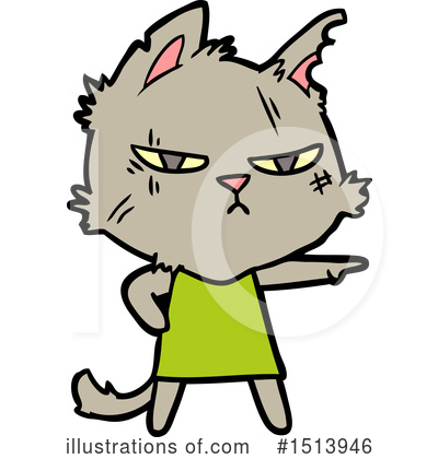 Royalty-Free (RF) Cat Clipart Illustration by lineartestpilot - Stock Sample #1513946