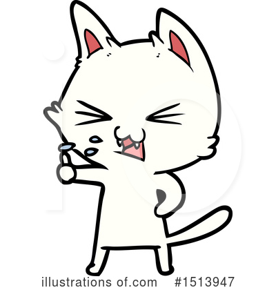 Royalty-Free (RF) Cat Clipart Illustration by lineartestpilot - Stock Sample #1513947