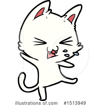 Royalty-Free (RF) Cat Clipart Illustration by lineartestpilot - Stock Sample #1513949