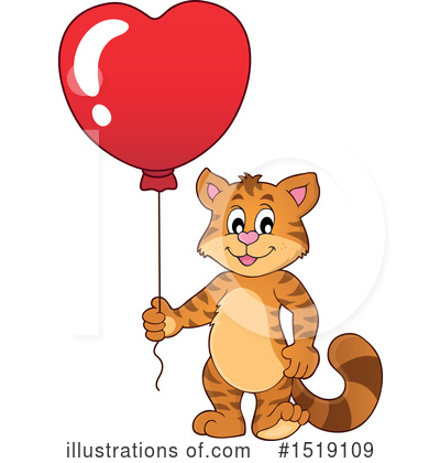 Royalty-Free (RF) Cat Clipart Illustration by visekart - Stock Sample #1519109