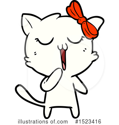 Royalty-Free (RF) Cat Clipart Illustration by lineartestpilot - Stock Sample #1523416