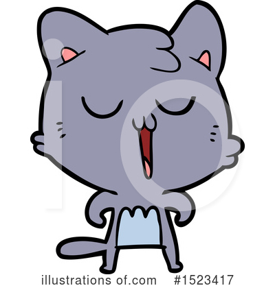 Royalty-Free (RF) Cat Clipart Illustration by lineartestpilot - Stock Sample #1523417