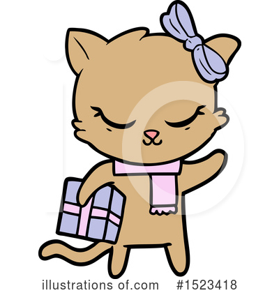 Royalty-Free (RF) Cat Clipart Illustration by lineartestpilot - Stock Sample #1523418