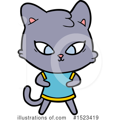 Royalty-Free (RF) Cat Clipart Illustration by lineartestpilot - Stock Sample #1523419