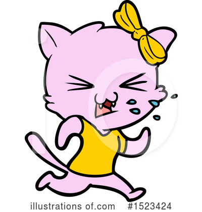 Royalty-Free (RF) Cat Clipart Illustration by lineartestpilot - Stock Sample #1523424