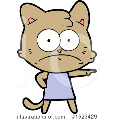 Royalty-Free (RF) Cat Clipart Illustration by lineartestpilot - Stock Sample #1523429