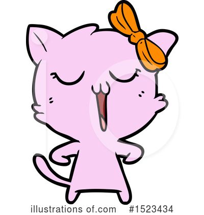 Royalty-Free (RF) Cat Clipart Illustration by lineartestpilot - Stock Sample #1523434