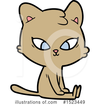 Royalty-Free (RF) Cat Clipart Illustration by lineartestpilot - Stock Sample #1523449