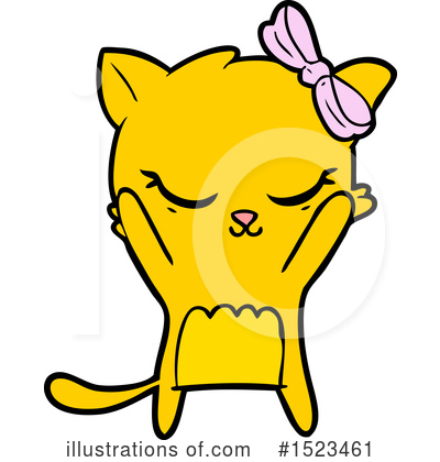 Royalty-Free (RF) Cat Clipart Illustration by lineartestpilot - Stock Sample #1523461