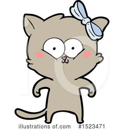 Royalty-Free (RF) Cat Clipart Illustration by lineartestpilot - Stock Sample #1523471