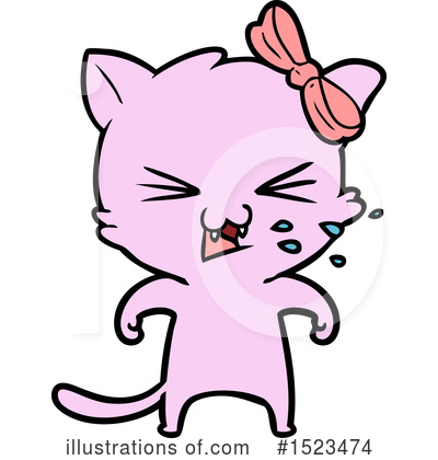 Royalty-Free (RF) Cat Clipart Illustration by lineartestpilot - Stock Sample #1523474