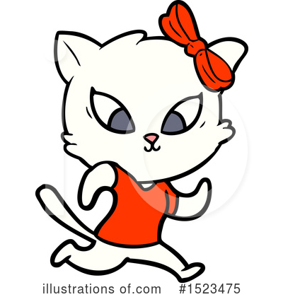 Royalty-Free (RF) Cat Clipart Illustration by lineartestpilot - Stock Sample #1523475