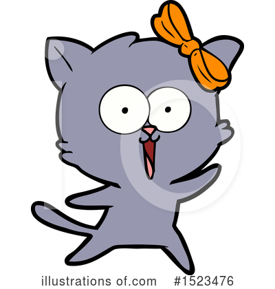 Royalty-Free (RF) Cat Clipart Illustration by lineartestpilot - Stock Sample #1523476