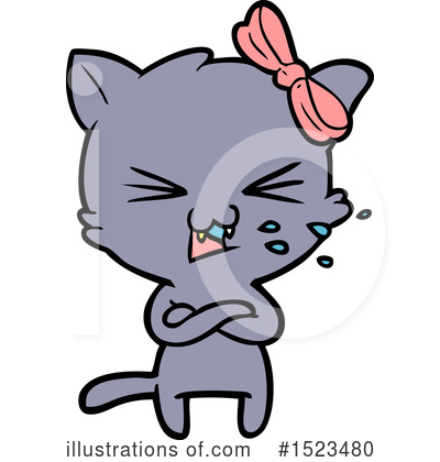 Royalty-Free (RF) Cat Clipart Illustration by lineartestpilot - Stock Sample #1523480