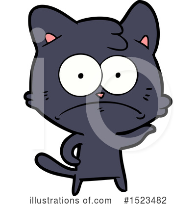 Royalty-Free (RF) Cat Clipart Illustration by lineartestpilot - Stock Sample #1523482
