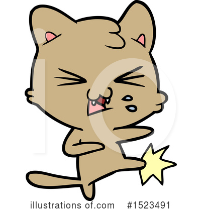 Royalty-Free (RF) Cat Clipart Illustration by lineartestpilot - Stock Sample #1523491