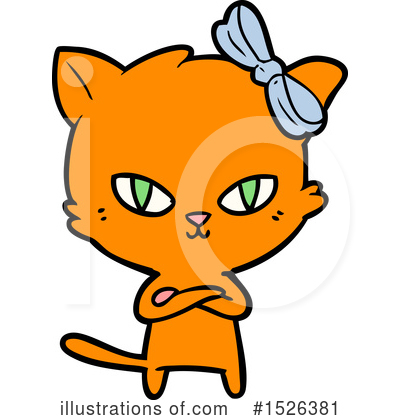 Royalty-Free (RF) Cat Clipart Illustration by lineartestpilot - Stock Sample #1526381
