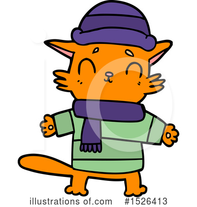 Royalty-Free (RF) Cat Clipart Illustration by lineartestpilot - Stock Sample #1526413