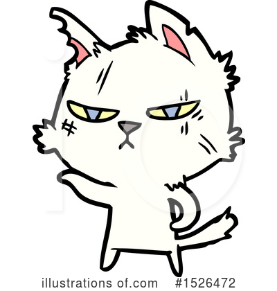 White Cat Clipart #1526472 by lineartestpilot