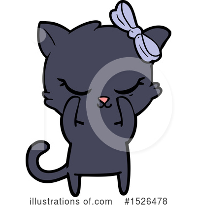 Royalty-Free (RF) Cat Clipart Illustration by lineartestpilot - Stock Sample #1526478
