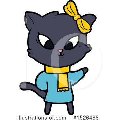 Royalty-Free (RF) Cat Clipart Illustration by lineartestpilot - Stock Sample #1526488
