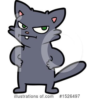 Royalty-Free (RF) Cat Clipart Illustration by lineartestpilot - Stock Sample #1526497