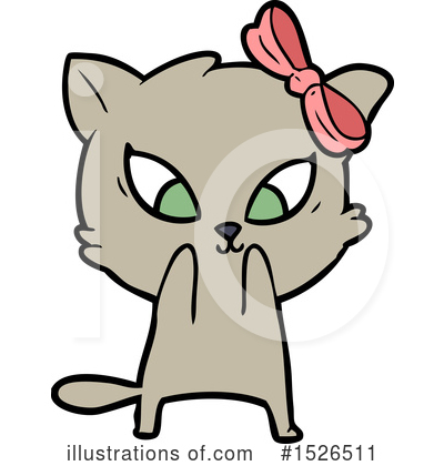 Royalty-Free (RF) Cat Clipart Illustration by lineartestpilot - Stock Sample #1526511