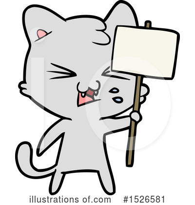 Royalty-Free (RF) Cat Clipart Illustration by lineartestpilot - Stock Sample #1526581