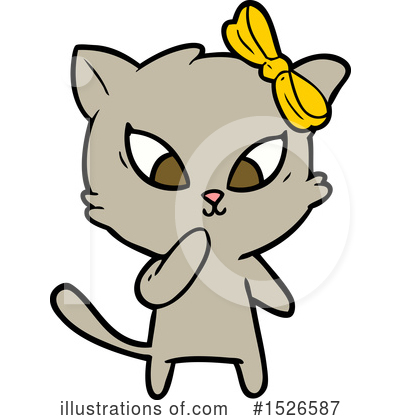 Royalty-Free (RF) Cat Clipart Illustration by lineartestpilot - Stock Sample #1526587