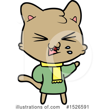 Royalty-Free (RF) Cat Clipart Illustration by lineartestpilot - Stock Sample #1526591