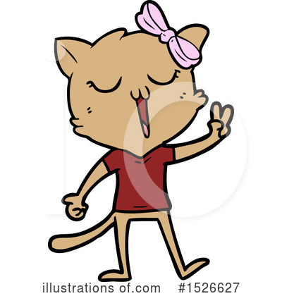 Royalty-Free (RF) Cat Clipart Illustration by lineartestpilot - Stock Sample #1526627