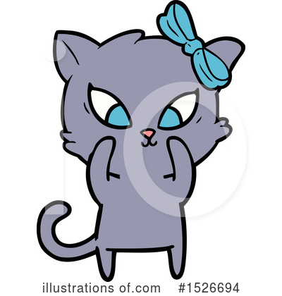 Royalty-Free (RF) Cat Clipart Illustration by lineartestpilot - Stock Sample #1526694