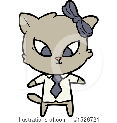 Royalty-Free (RF) Cat Clipart Illustration by lineartestpilot - Stock Sample #1526721