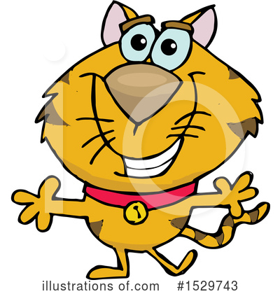 Royalty-Free (RF) Cat Clipart Illustration by Dennis Holmes Designs - Stock Sample #1529743