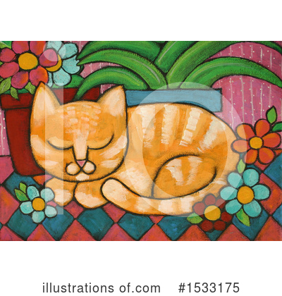 Royalty-Free (RF) Cat Clipart Illustration by Maria Bell - Stock Sample #1533175