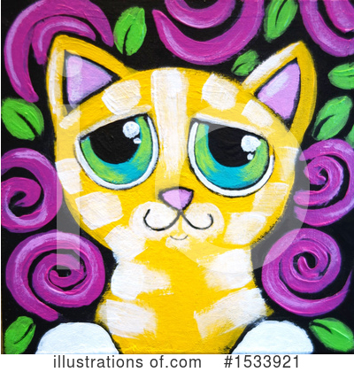 Royalty-Free (RF) Cat Clipart Illustration by Maria Bell - Stock Sample #1533921