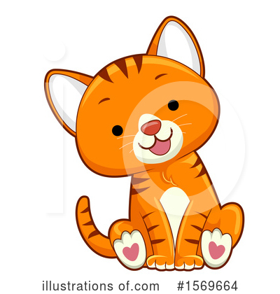 Royalty-Free (RF) Cat Clipart Illustration by BNP Design Studio - Stock Sample #1569664