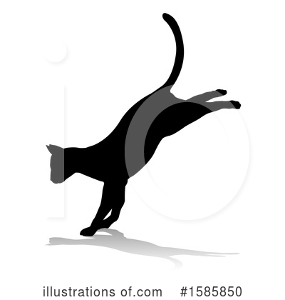Royalty-Free (RF) Cat Clipart Illustration by AtStockIllustration - Stock Sample #1585850