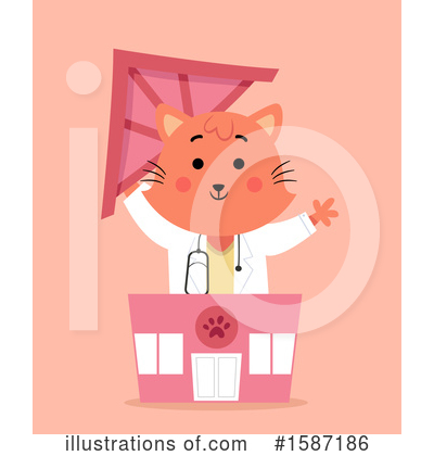 Royalty-Free (RF) Cat Clipart Illustration by BNP Design Studio - Stock Sample #1587186