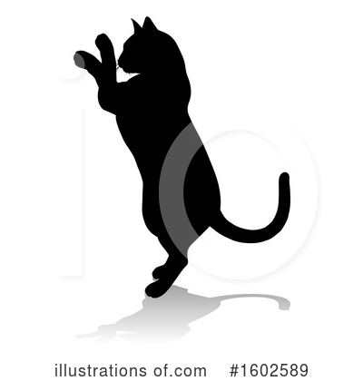 Royalty-Free (RF) Cat Clipart Illustration by AtStockIllustration - Stock Sample #1602589