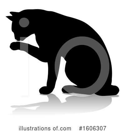 Royalty-Free (RF) Cat Clipart Illustration by AtStockIllustration - Stock Sample #1606307