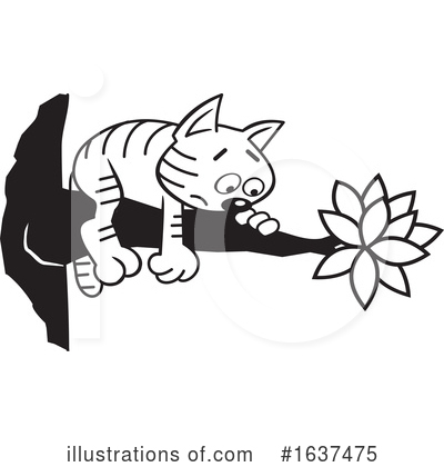 Royalty-Free (RF) Cat Clipart Illustration by Johnny Sajem - Stock Sample #1637475