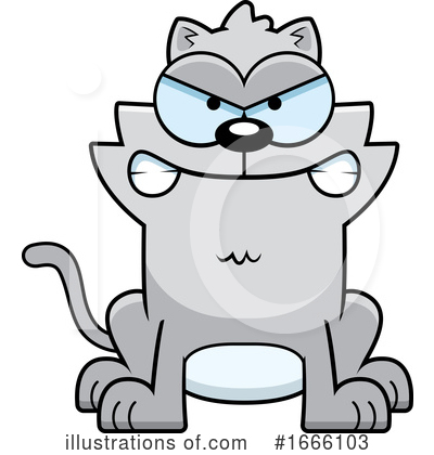 Royalty-Free (RF) Cat Clipart Illustration by Cory Thoman - Stock Sample #1666103